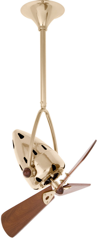 Matthews Fan Company - JD-PB-WD - 16" Ceiling Fan - Jarold Direcional - Polished Brass