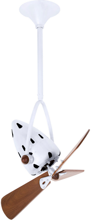 Matthews Fan Company - JD-WH-WD - 16" Ceiling Fan - Jarold Direcional - Gloss White