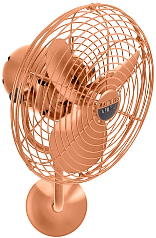 Matthews Fan Company - MP-BRCP-MTL - 13" Wall Fan - Michelle Parede - Brushed Copper