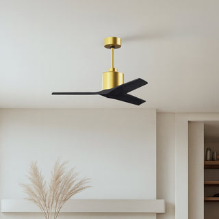 Mollywood 42" Ceiling Fan in Brushed Brass