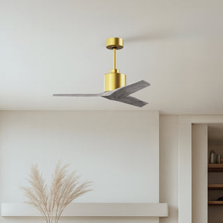 Mollywood 42" Ceiling Fan in Brushed Brass