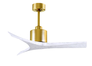 Matthews Fan Company - MW-BRBR-MWH-42 - 42" Ceiling Fan - Mollywood - Brushed Brass