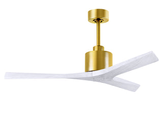 Matthews Fan Company - MW-BRBR-MWH-52 - 52" Ceiling Fan - Mollywood - Brushed Brass