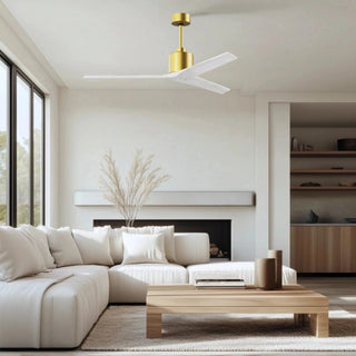 Mollywood 60" Ceiling Fan in Brushed Brass