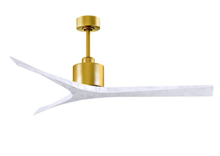 Matthews Fan Company - MW-BRBR-MWH-60 - 60" Ceiling Fan - Mollywood - Brushed Brass