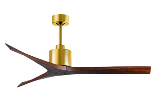 Matthews Fan Company - MW-BRBR-WA-60 - 60" Ceiling Fan - Mollywood - Brushed Brass