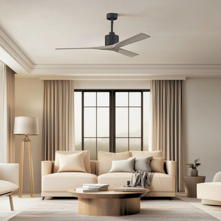Nan 60" Ceiling Fan in Matte Black