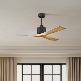 Nan 60" Ceiling Fan in Matte Black
