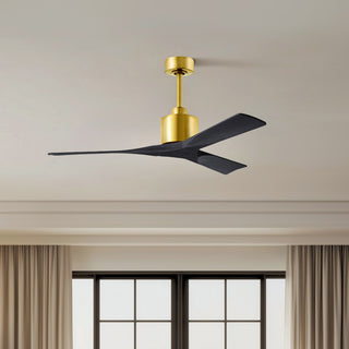 Nan 52" Ceiling Fan in Brushed Brass