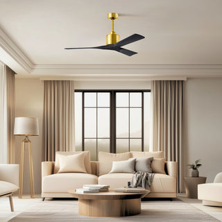 Nan 52" Ceiling Fan in Brushed Brass