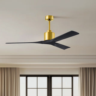 Nan 60" Ceiling Fan in Brushed Brass