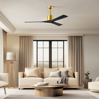 Nan 60" Ceiling Fan in Brushed Brass