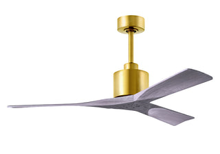 Matthews Fan Company - NK-BRBR-BW-52 - 52" Ceiling Fan - Nan - Brushed Brass