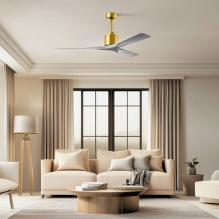 Nan 60" Ceiling Fan in Brushed Brass