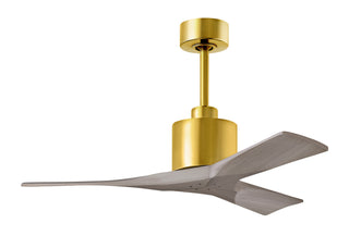 Matthews Fan Company - NK-BRBR-GA-42 - 42" Ceiling Fan - Nan - Brushed Brass