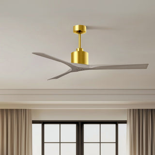 Nan 60" Ceiling Fan in Brushed Brass