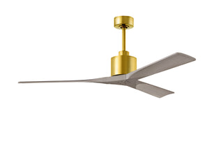 Matthews Fan Company - NK-BRBR-GA-60 - 60" Ceiling Fan - Nan - Brushed Brass