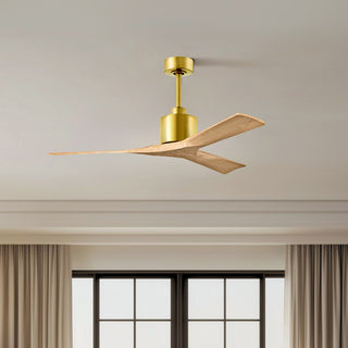 Nan 52" Ceiling Fan in Brushed Brass