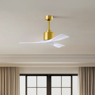 Nan 42" Ceiling Fan in Brushed Brass