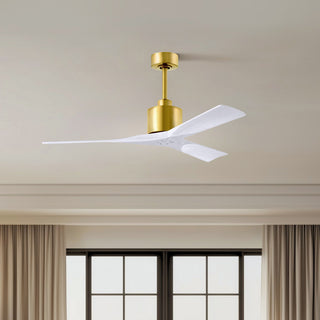 Nan 52" Ceiling Fan in Brushed Brass