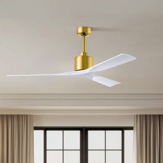 Nan 60" Ceiling Fan in Brushed Brass