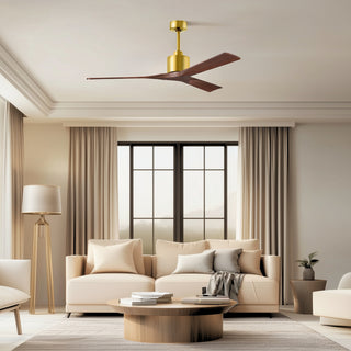 Nan 60" Ceiling Fan in Brushed Brass