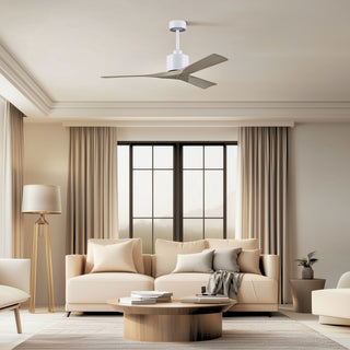 Nan 52" Ceiling Fan in Matte White