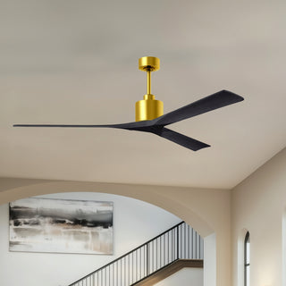 Nan XL 72" Ceiling Fan in Brushed Brass