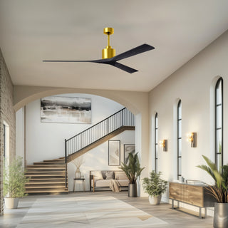 Nan XL 72" Ceiling Fan in Brushed Brass
