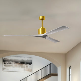 Nan XL 72" Ceiling Fan in Brushed Brass