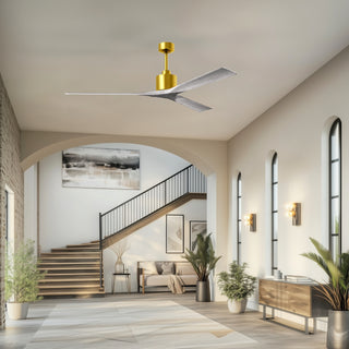 Nan XL 72" Ceiling Fan in Brushed Brass