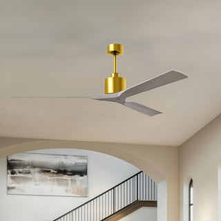 Nan XL 72" Ceiling Fan in Brushed Brass