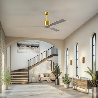 Nan XL 72" Ceiling Fan in Brushed Brass