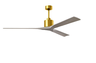 Matthews Fan Company - NKXL-BRBR-GA-72 - 72" Ceiling Fan - Nan XL - Brushed Brass