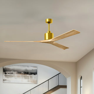 Nan XL 72" Ceiling Fan in Brushed Brass