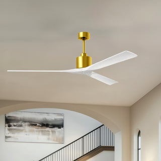 Nan XL 72" Ceiling Fan in Brushed Brass