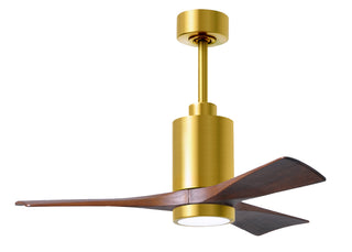 Matthews Fan Company - PA3-BRBR-WA-42 - 42" Ceiling Fan - Patricia-3 - Brushed Brass
