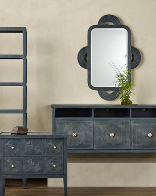 Santos Mirror in Vintage Navy