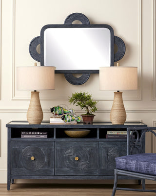 Santos Mirror in Vintage Navy