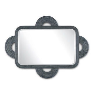 Currey and Company - 1000-0126 - Mirror - Santos - Vintage Navy