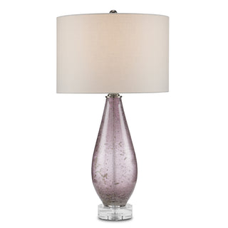 Currey and Company - 6000-0854 - One Light Table Lamp - Optimist - Purple/Clear