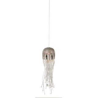 Currey and Company - 9000-1026 - One Light Pendant - Medusa - Nickel/Clear/Silver