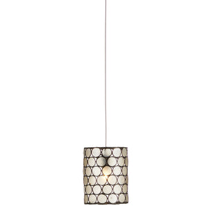 Currey and Company - 9000-1047 - One Light Pendant - Regatta - Natural/Cupertino/Silver