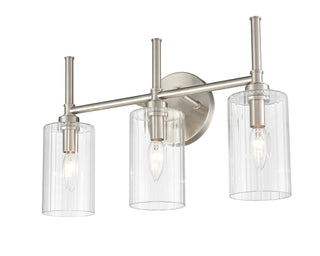 Millennium - 9923-BN - Three Light Vanity - Chastine - Brushed Nickel