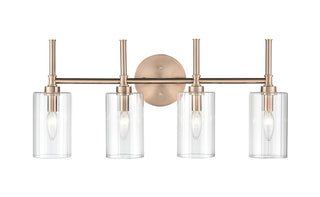 Millennium - 9924-MG - Four Light Vanity - Chastine - Modern Gold