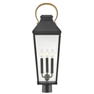 Hinkley - 17501BK - LED Post Top or Pier Mount Lantern - Dawson - Black