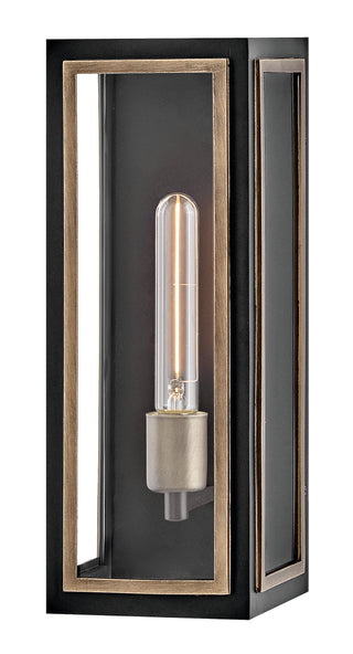 Shaw Medium Wall Mount Lantern in Black