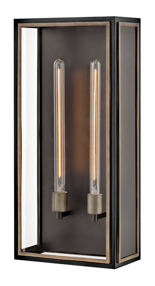 Shaw Large Wall Mount Lantern in Black