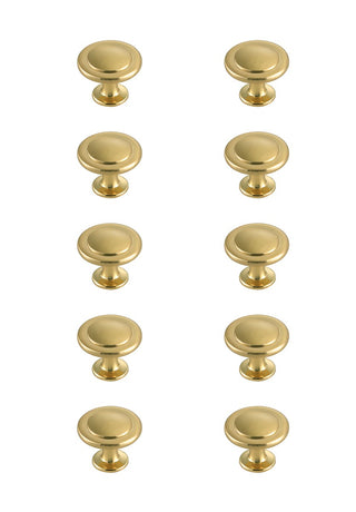 Elegant Lighting - KB2005-GD-10PK - Knob Multipack (Set of 10) - Logyn - Brushed Gold