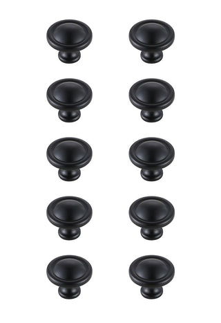 Elegant Lighting - KB2007-MB-10PK - Knob Multipack (Set of 10) - Garlande - Matte Black
